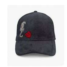 Charger l'image dans la galerie, Casquette Velours Patchée Noir