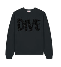 Load image into Gallery viewer, Sweat-Shirt Dive Noir Glitter