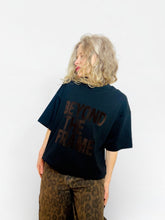 Charger l'image dans la galerie, DROP 01 - BEYOND THE FRAME Velours Chocolat Boxy Tee