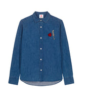 Charger l'image dans la galerie, Chemise en jean Street Chic avec Patchs
