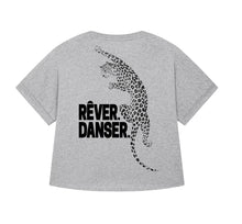 Load image into Gallery viewer, COLLECTION X DREAMS - RÊVER DANSER Dusty Grey Oversize Tee
