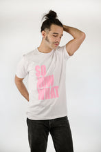 Load image into Gallery viewer, White and Pink SO NOW WHAT Tee Shirt
