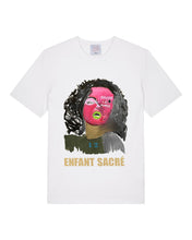 Load image into Gallery viewer, Tee-Shirt ENFANT SACRÉ Lettrage Or-Baptiste Léonne X Twenty Five
