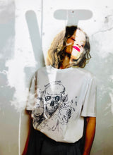 Load image into Gallery viewer, DROP 01 -THERE'S NO FREE RIDE ON THE OTHER SIDE Off White Tee
