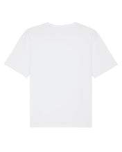 Load image into Gallery viewer, Tee-Shirt SO NOW WHAT blanc impression délavée Bleu/Rose Pâle
