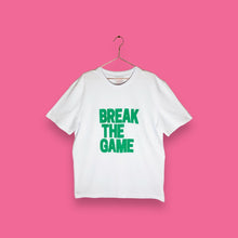 Charger l&#39;image dans la galerie, Tee Shirt BREAK THE GAME Blanc et Vert
